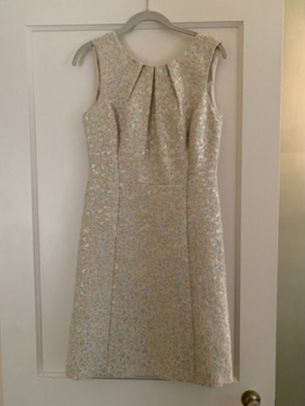 Adrianna Papell Jacquard Sheath Dress